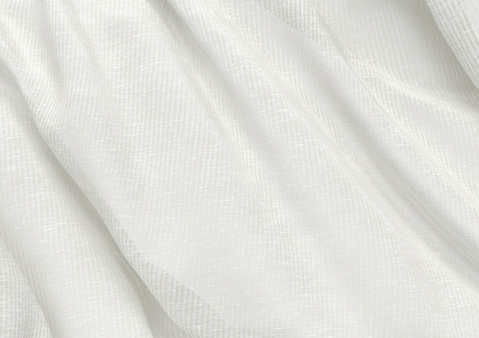 Pesaro Stripe Voile, White - Made to Measure Curtains - Image 4